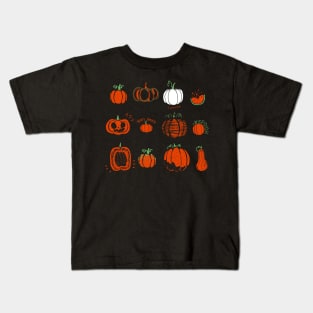 Pumpkin Halloween Collection Design for a Halloween Fan Kids T-Shirt